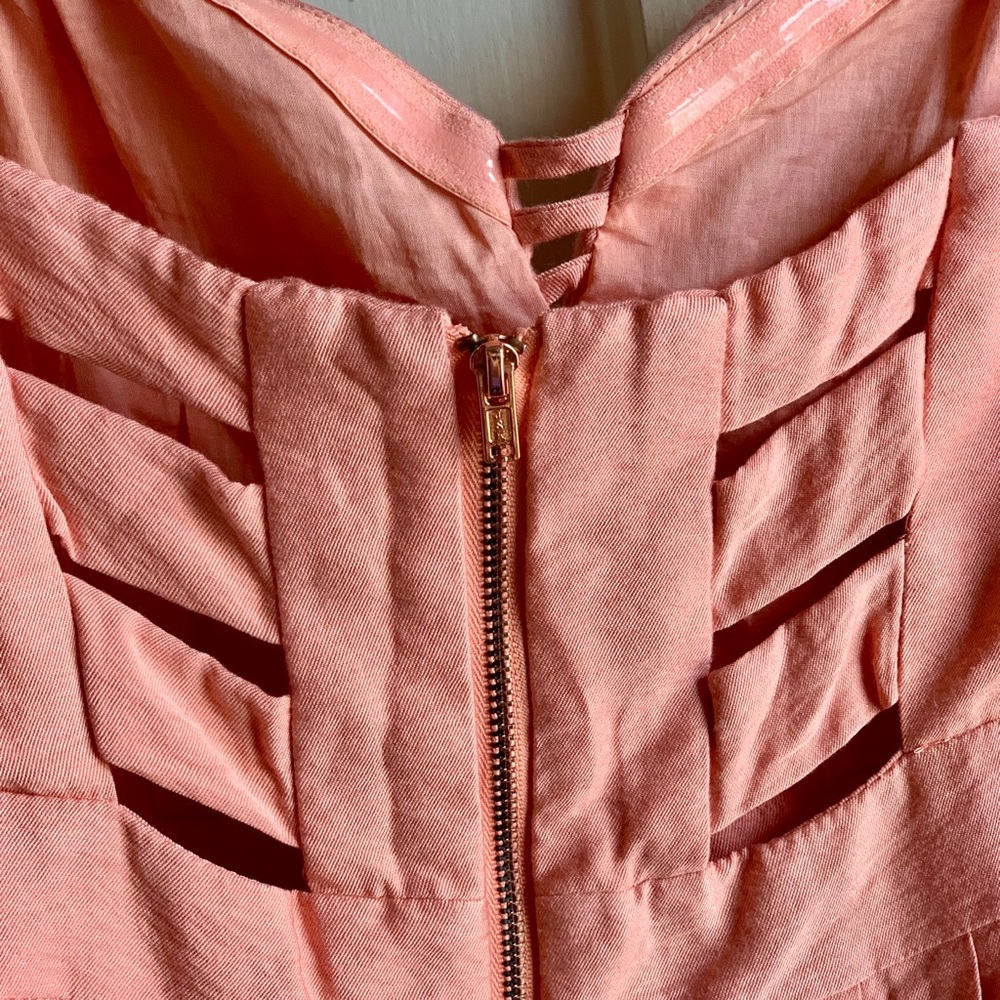 π{BCBGeneration} Pink Strapless Dressπ - Picture 6 of 8